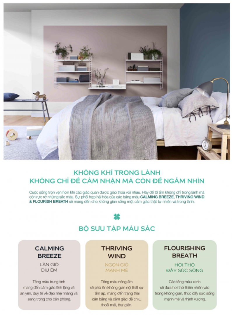 Bảng màu sơn Dulux